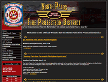 Tablet Screenshot of northpalosfpd.org